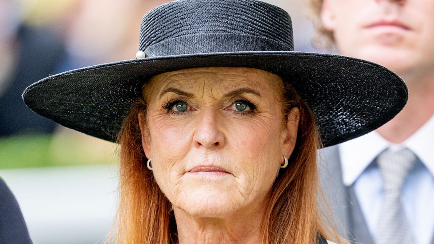 Sarah Ferguson, Duchess of York attends on day four of Royal Ascot at Ascot Racecourse